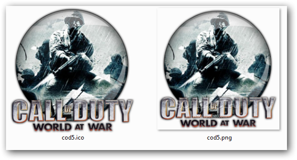Cod世界在战争图标 Cod World At War Icon - Call Of Duty 5 (593x321), Png Download