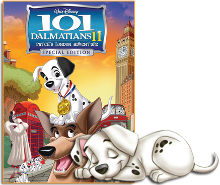Dalmatians 02 Sep 2009 - 101 Dalmatians London Adventure (437x367), Png Download