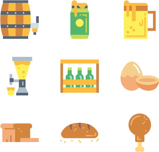 Food & Drink 36 Icons - Food (600x564), Png Download