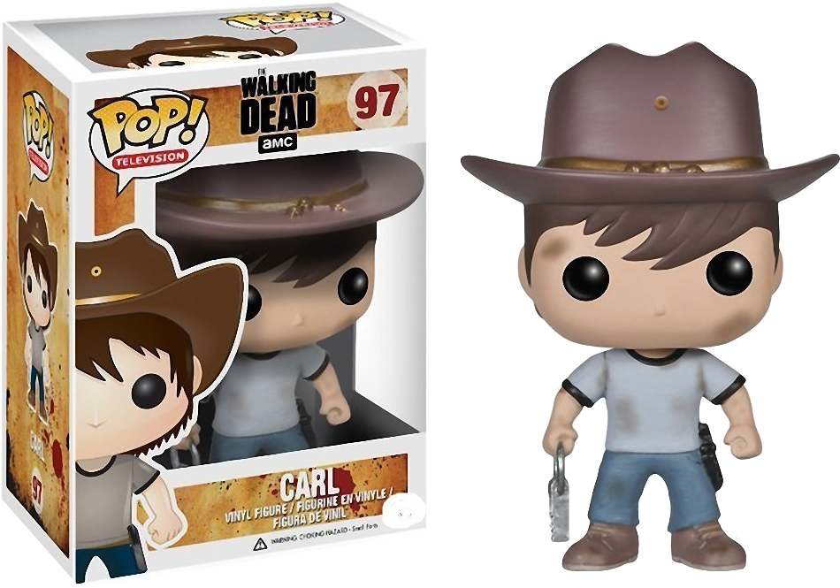1 Of - Funko Pop Television The Walking Dead Series 4 Carl (600x600), Png Download