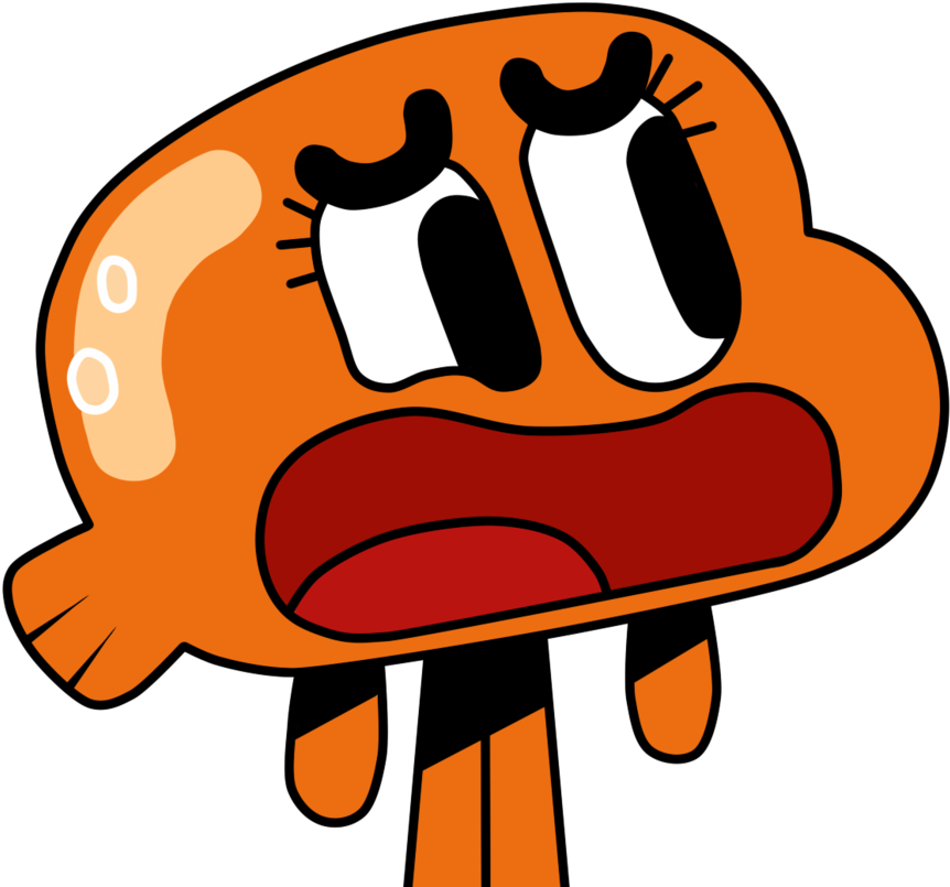Drawin Wtf Face By Julietsbart - Gumball And Darwin Iphone (929x859), Png Download