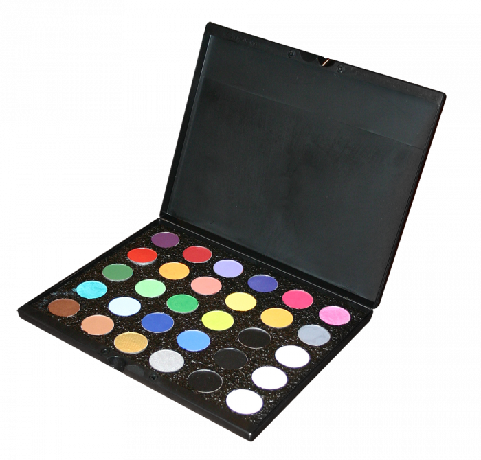 Mehron Paradise Makeup 30 Color Palette 187098 By Mehron - Mehron Paradise 30 Pan Face Paint Palette (700x670), Png Download
