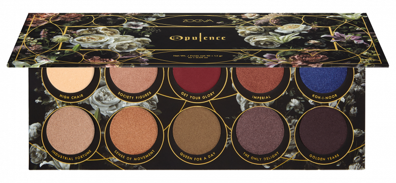Zoeva Opulence Eyeshadow Palette (800x371), Png Download