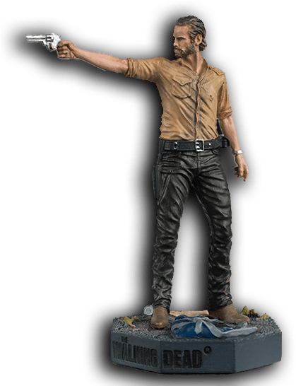 Rick Grimes Rick Grimes - Amc Model Walking Dead (430x545), Png Download