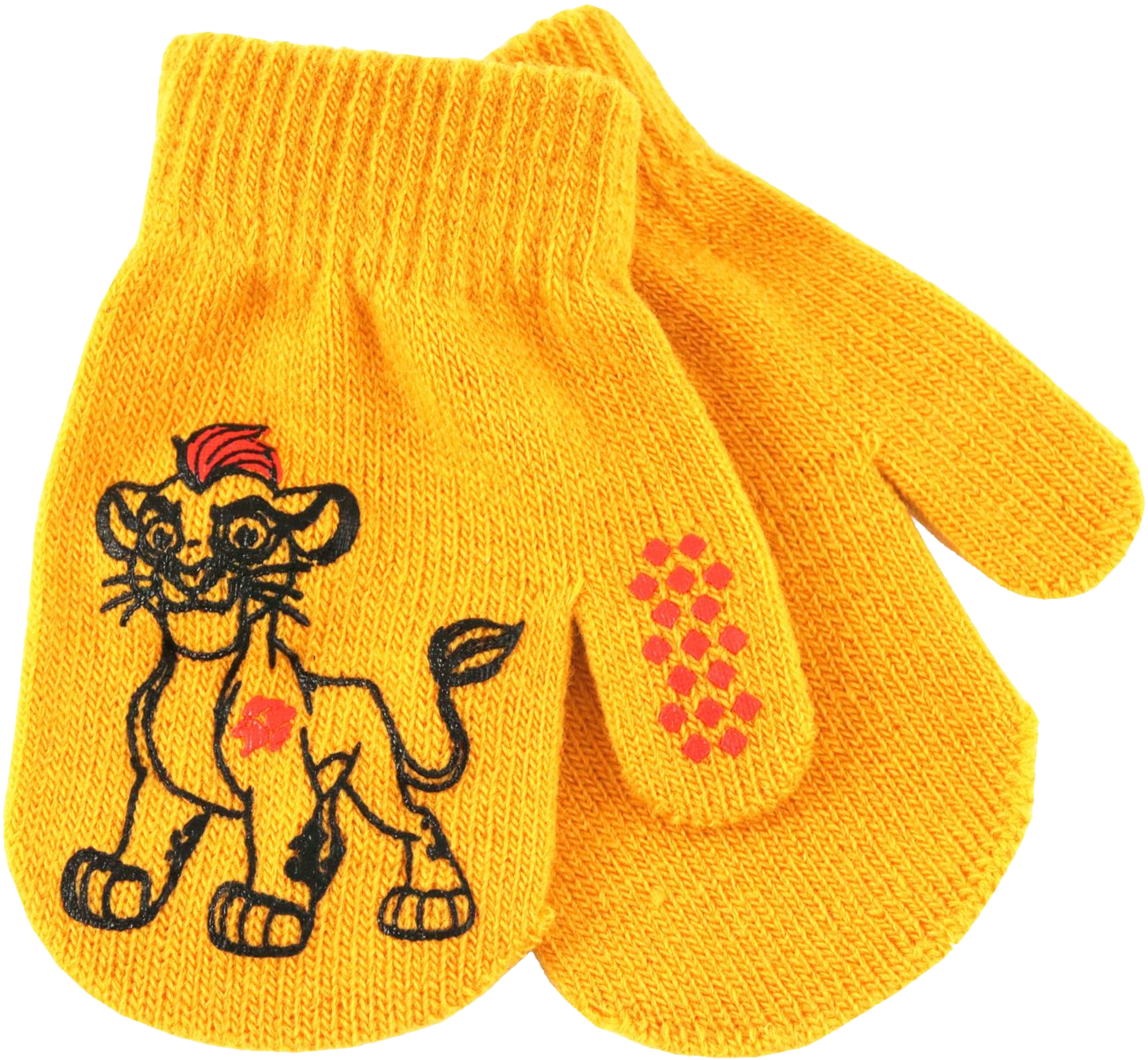 Mittens - Kids Kion Mittens - Lion Guard One Size Multi-colored (1300x1200), Png Download