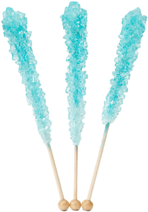 Rock Candy On A Stick - Rock Candy Swizzle Sticks Cotton Candy, 6.5" (480x480), Png Download