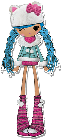 Lalaloopsy Girls Mittens Fluff 'n' Stuff - Lalaloopsy Mittens Lala Prep School (249x566), Png Download