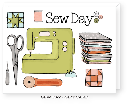 Image Of Sew Day - Gift Card (456x382), Png Download