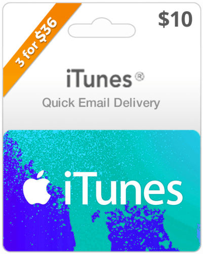 Usa Itunes Gift Card (email Delivery) (500x500), Png Download