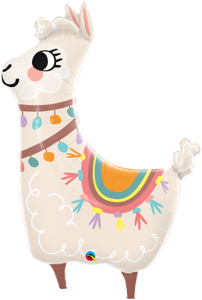 Llama Party Supplies - Llama Balloons (403x600), Png Download