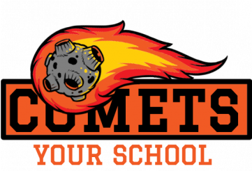 Comets - Graphic Design (360x460), Png Download