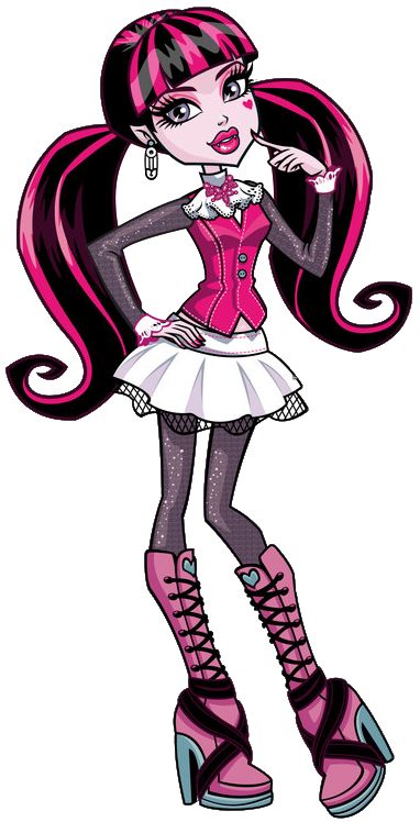 Monster High Png Scaris Draculaura - Draculaura From Monster High (382x748), Png Download