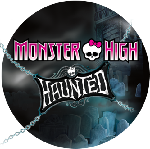 Monster High - Monster High Haunted Logo (486x486), Png Download