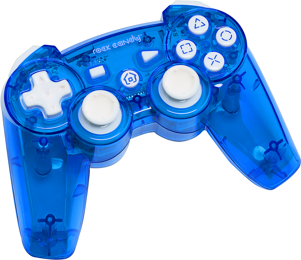 Pdp Rock Candy Ps3 Wireless Controller, Blueberry Boom, - Rock Candy Controller Ps3 (1500x1500), Png Download
