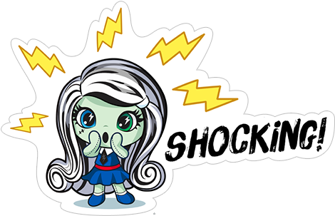 Viber Sticker «monster High» - Monster High (490x317), Png Download