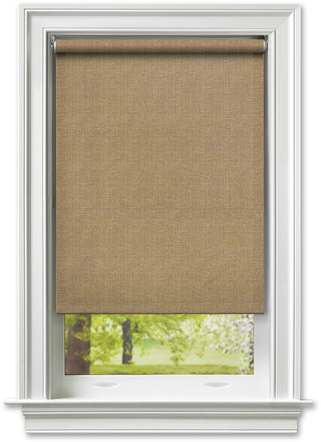 Solar Deco Sheers 5% Roller Shades - Roller Blind In A Frame (478x650), Png Download