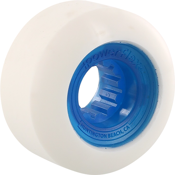 Powerflex Skateboards Rock Candy White / Clear Blue - Skateboard (599x600), Png Download