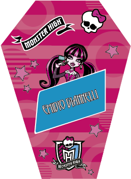 Monster High Elements Clipart - Monster High Free Vector (323x434), Png Download