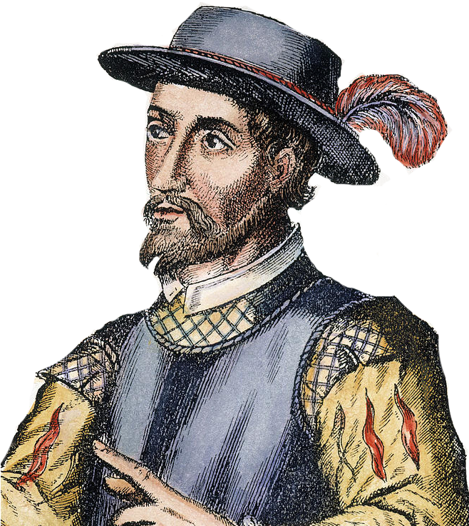 Ponce De Leon - Juan Ponce De Leon (657x777), Png Download