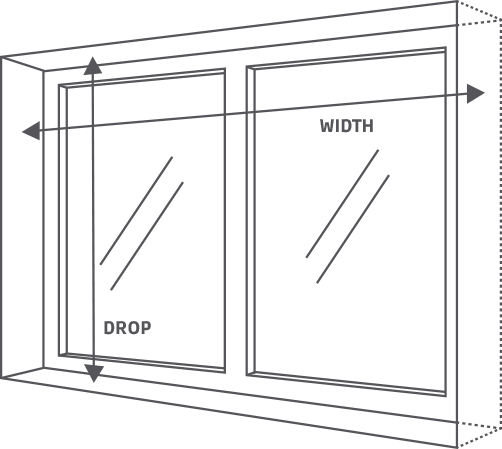 Just Roller Blinds Recess Window How To Measure - Window (502x449), Png Download