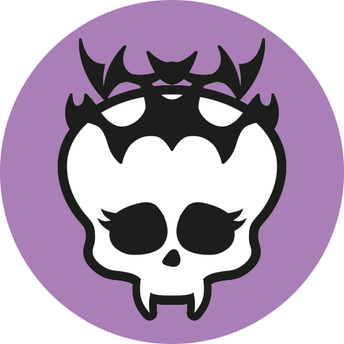 37 Elissabat - Monster High Clawdeen Wolf Skull (500x500), Png Download