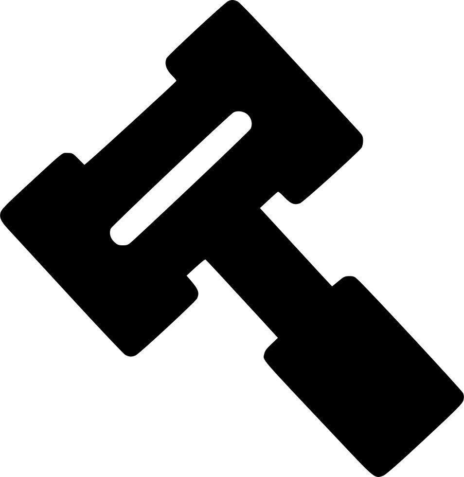 Gavel Law And Crime Comments - Gavel Icon (954x980), Png Download