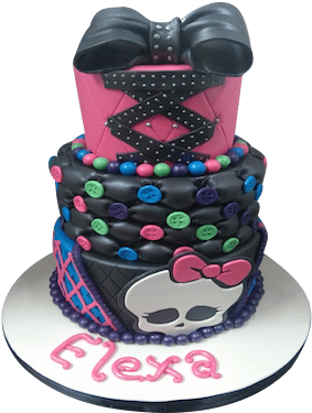 Monster High Cake - Cake (310x420), Png Download