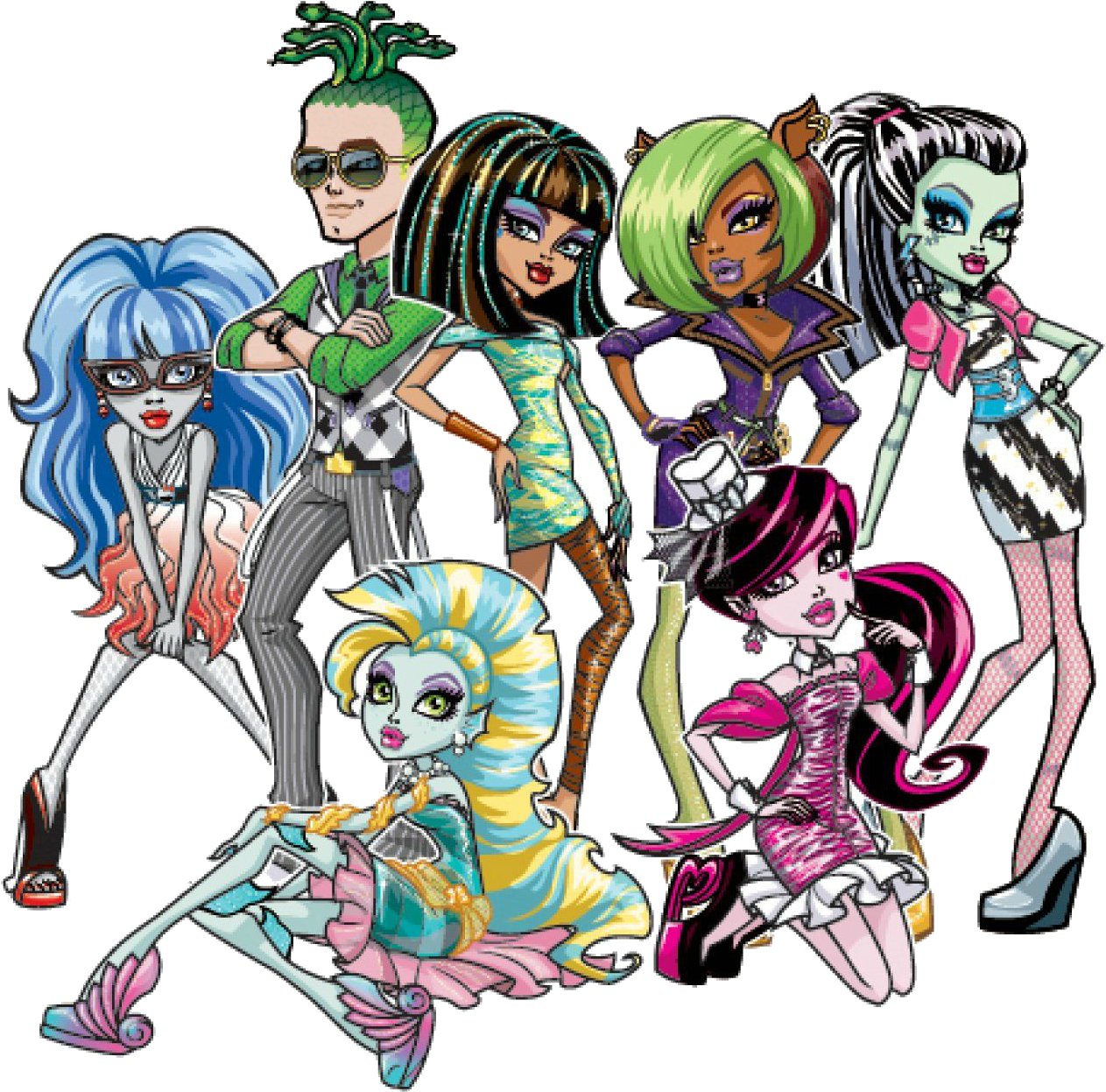 Monster High Dawn Dance Clipart - Monster High Dawn Of The Dance (1334x1314), Png Download