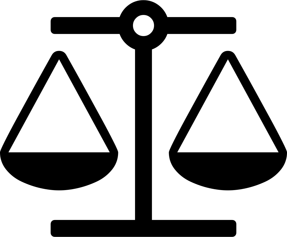 Gavel And Scales Png Download - Scale Icon Png (980x808), Png Download
