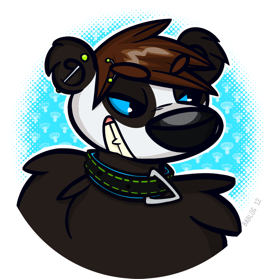 Halftone Mushrooms By Bablog - Cartoon (896x900), Png Download