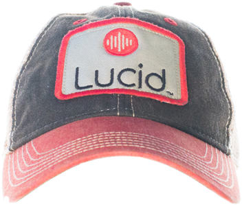 Lucid Trucker Cap Ofa Black/scarlet - Baseball Cap (600x600), Png Download