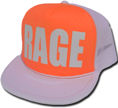 Rage White Orange - Neon Pink Hat (pack Of 5) (400x400), Png Download