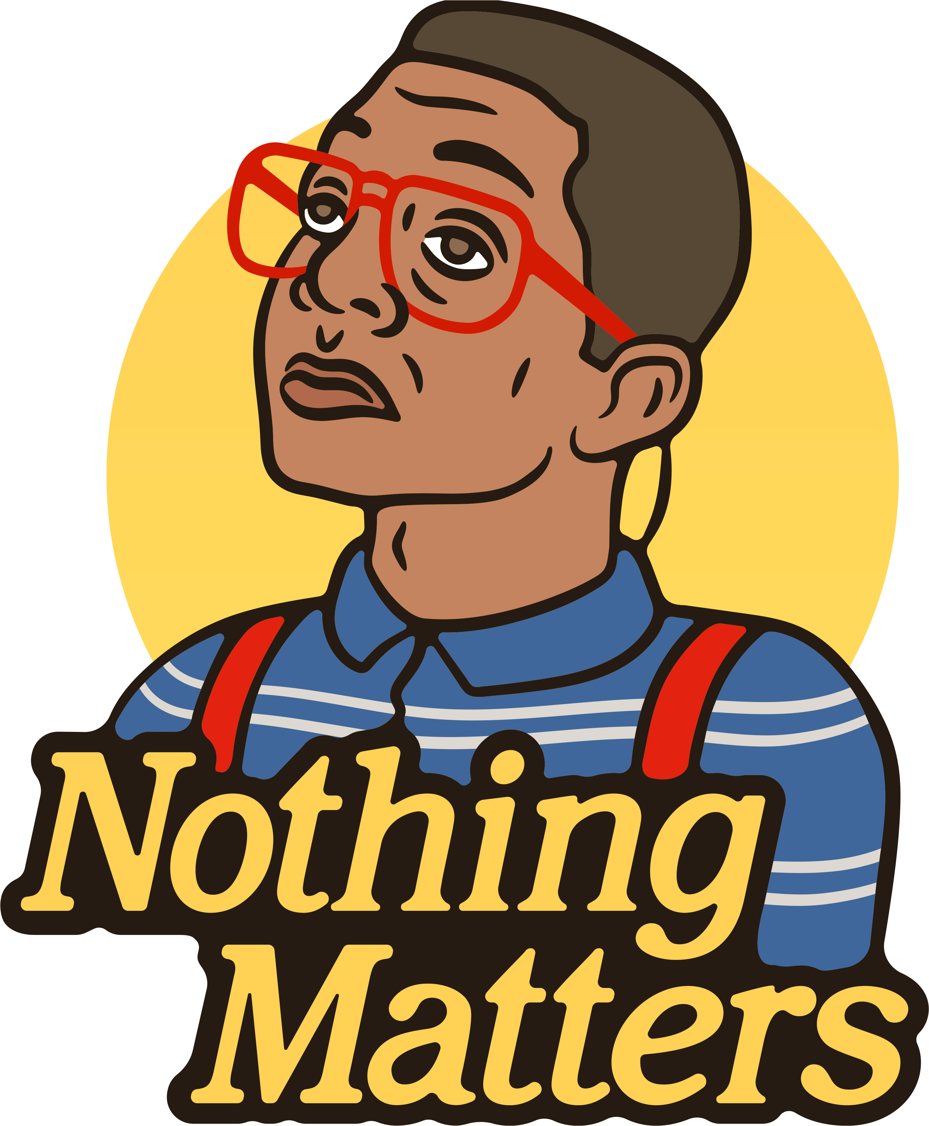 “nothing Matters' - Long-sleeved T-shirt (4126x3881), Png Download