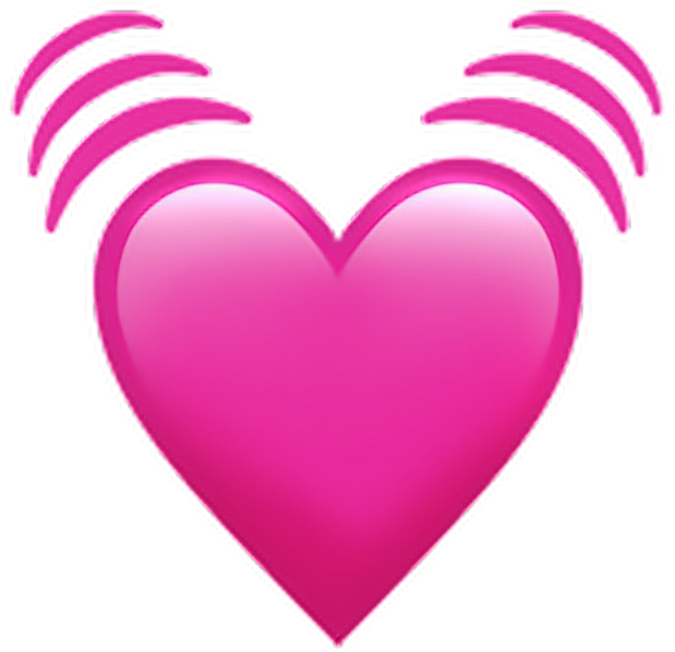 Check Out The Sticker @elena Versace Made With - Apple Emoji Heart Png (640x640), Png Download