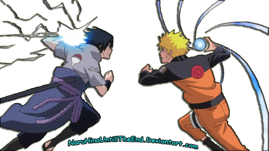 Naruto E Sasuke Png - Naruto Vs Sasuke Png (900x506), Png Download