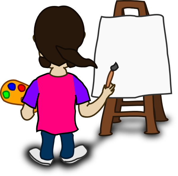 Small - Painter Clipart (600x592), Png Download