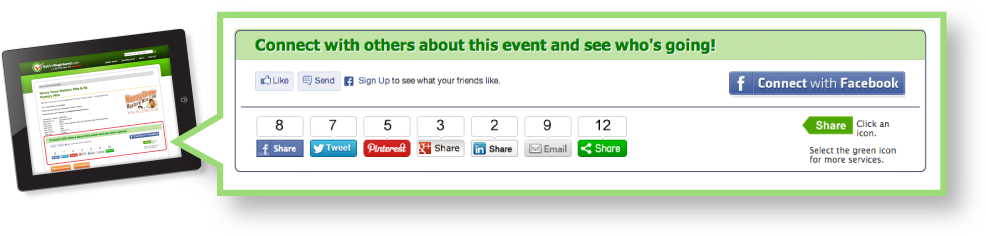 Mobile Sharing Example - Mobile Phone (1031x244), Png Download