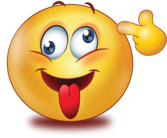 Confused Crazy - Crazy Emoji (384x384), Png Download