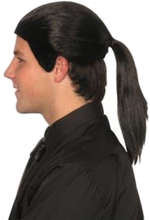 Wig Pulp Fiction - Clip On Ponytail Men (500x793), Png Download