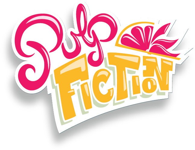 Pulp Fiction Is A Juice Bar Themed Around Old Novels - Juice (719x552), Png Download