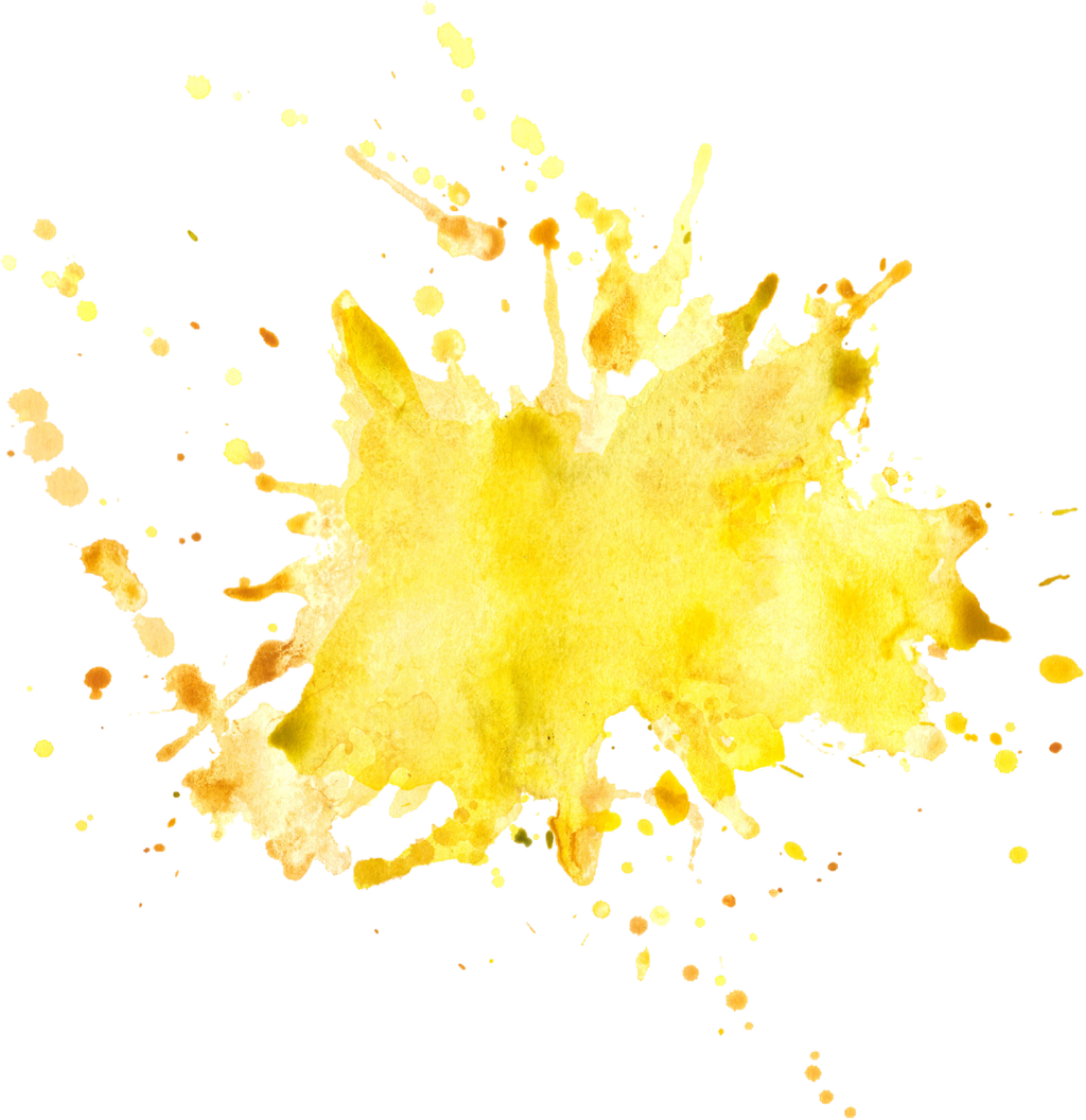 Sticker Yellow Color Colour Painting Splash Colorsplash - 2018 World Cup (1024x1056), Png Download
