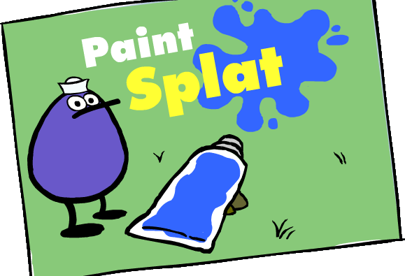 Paint Splat Photo - Peep And The Big Wide (579x395), Png Download