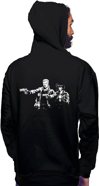 Cyborg Fiction - Doomguy Hoodie (650x650), Png Download