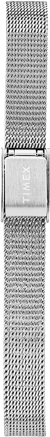 Milano Oval 24mm Mesh Band Watch Silver Tone/stainless - Stainless Steel (750x900), Png Download