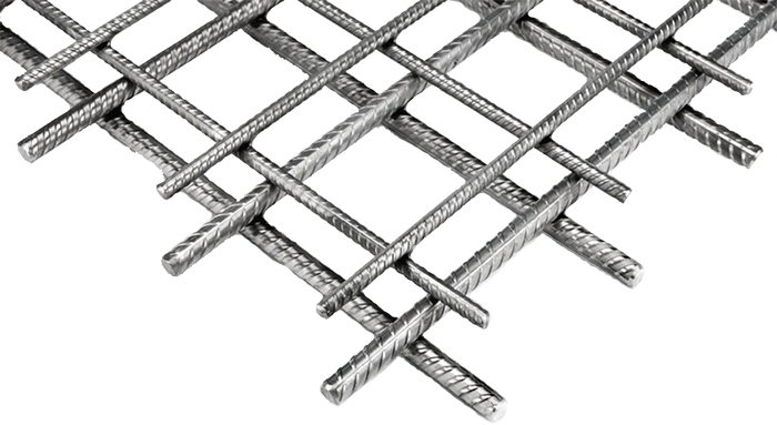 Mesh - Reinforced Steel Rod Png (700x383), Png Download