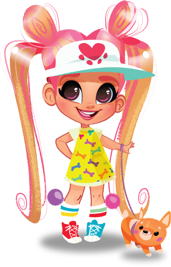 Kat - Hairdorables Dolls Kat (559x870), Png Download