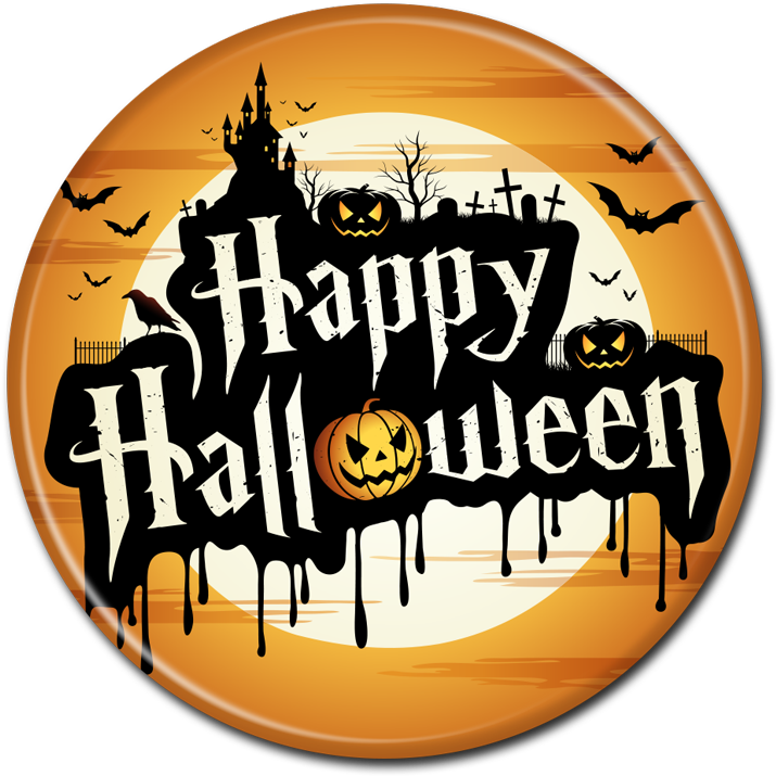 Halloween Button - - Collie Rough In Pumpkin Happy Halloween T-shirt- Halloween (800x800), Png Download