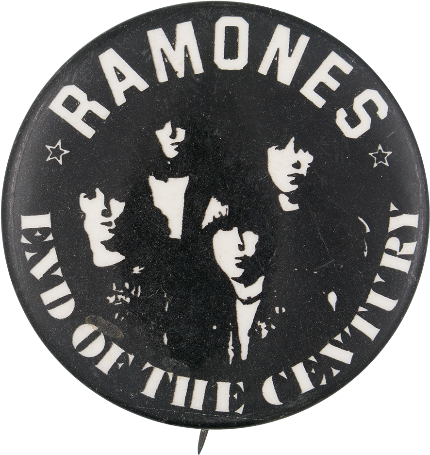 Ramones End Of The Century Music Button Museum - Dead Men Cant Catcall (1000x1023), Png Download