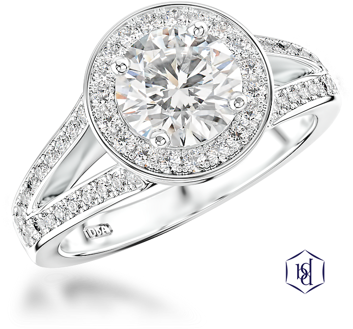 Saturn Engagement Ring, - Ring (800x800), Png Download