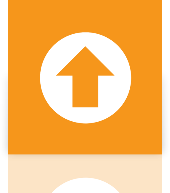 Mirror, Center, Upload, Office, Ms Icon - Circle (640x640), Png Download